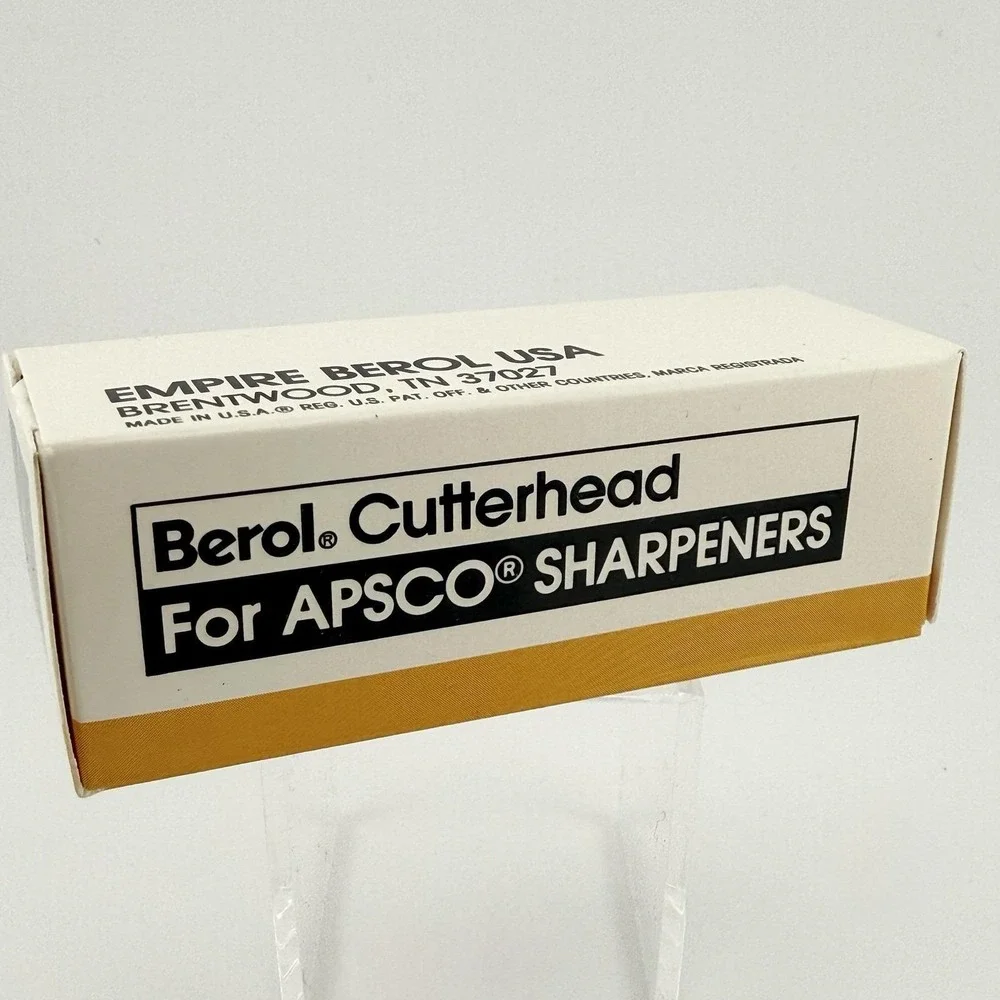Berol Cutterhead APSCO Hand Crank Pencil Sharpeners Type 3A Giant Atlas V8 V10 N